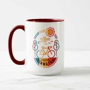 Retro Hiawatha Bike Trail Mug