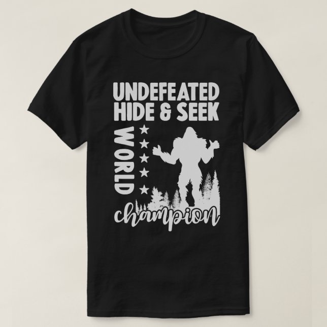 Retro Hide Seek World Champion T-Shirt (Design Front)