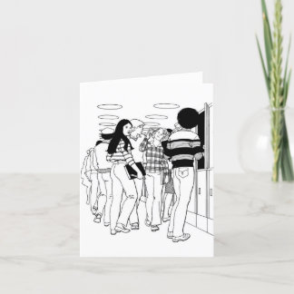 Retro High School  Thank You Card