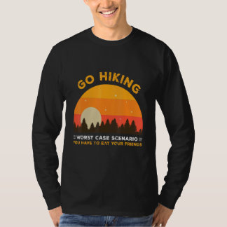 Retro Hiking Explore Nature Have An Adventure Trav T-Shirt