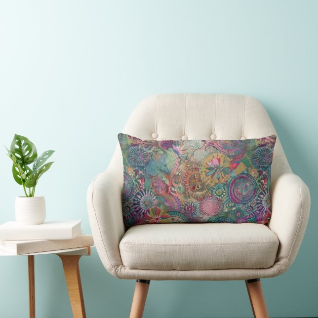Retro Hippie: Fantasy Pillow (Chair)