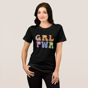 Retro Hippie Positive Quote Tri-Blend Shirt