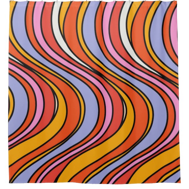 Retro Hippie Psychedelic Swirls (Front)