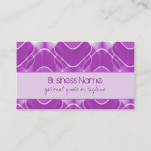 Retro Hipster Business Card, Purple Card