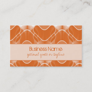 Retro Hipster Business Card, Tangerine Business Card