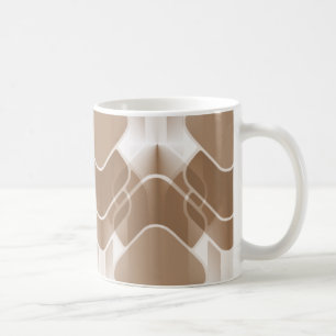 Retro Hipster Mug, Mocha Coffee Mug