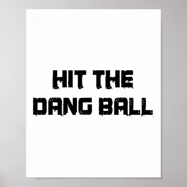 Retro Hit The Dang Byll - Copy  Poster (Front)