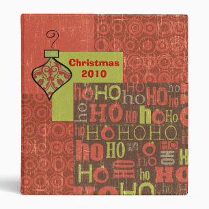 Retro Ho Ho Holiday Binder