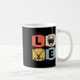 Retro Hockey Lovers Apparels For Men Womens Player Coffee Mug