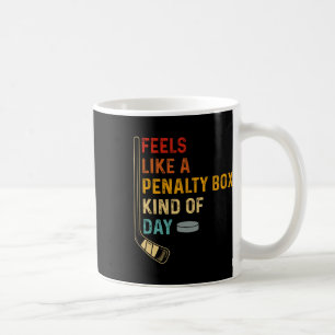 Retro Hockey Shirt Vintage Sport Fans Funny Penalt Coffee Mug