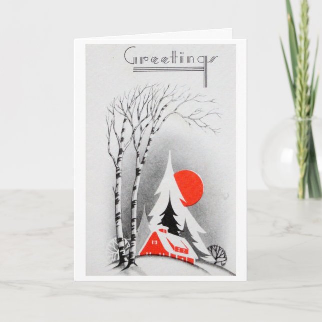 Retro Holiday Card (Front)