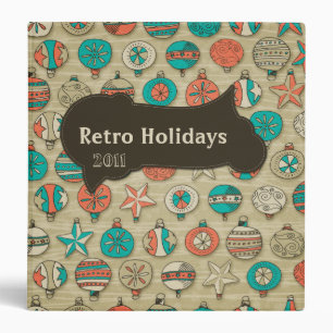 Retro Holidays [1.5 inch Binder] Binder