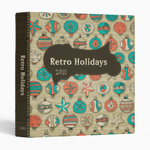 Retro Holidays [1 inch Binder] Binder