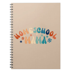 Retro Homeschool Mom Mama   Notebook