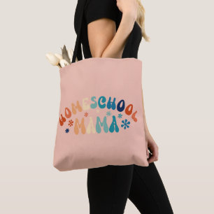 Retro Homeschool Mom Mama  Tote Bag
