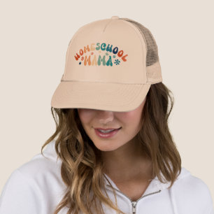 Retro Homeschool Mom Mama   Trucker Hat