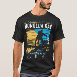 Retro Honolua Hawaii Surfing  Surfers Paradise  Su T-Shirt