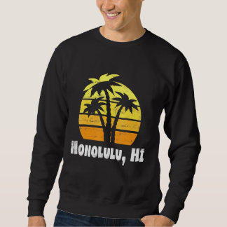 Retro Honolulu Hawaii Sweatshirt