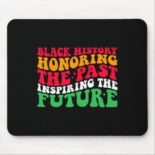 Retro Honouring Past Inspiring Future Men Women Bl Mouse Pad