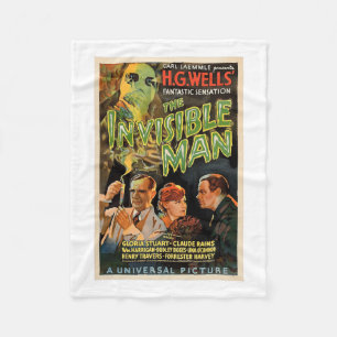 Retro Horror Movie S Monsters Halloween  Fleece Blanket