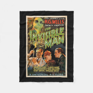 Retro Horror Movie S Monsters Halloween Fleece Blanket