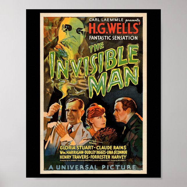 Retro Horror Movie S Monsters Halloween  Poster (Front)