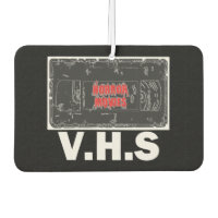 Retro Horror Movies VHS Tape Design
