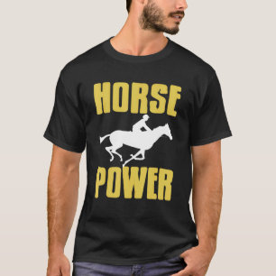 Retro HORSE POWER Awesome Horse Racing Designs Pre T-Shirt