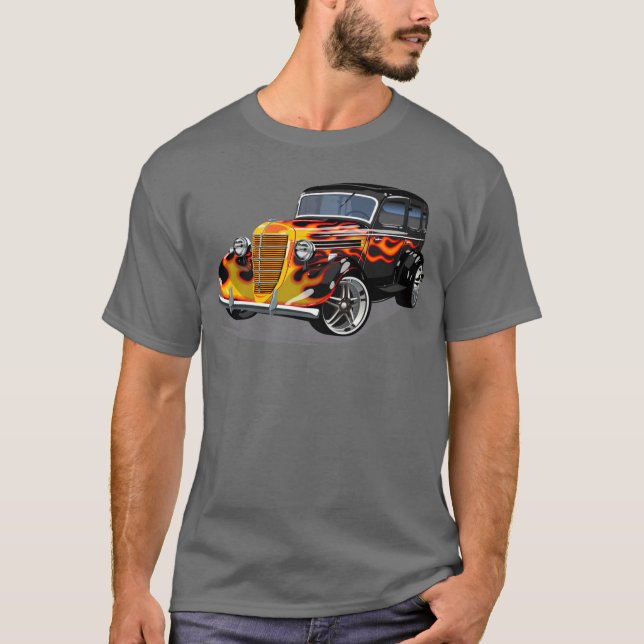 Retro hot rod T-Shirt (Front)
