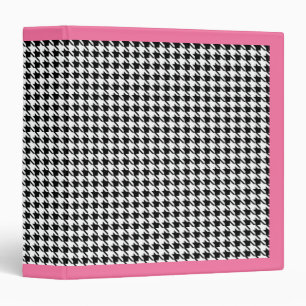 Retro Houndstooth Binder