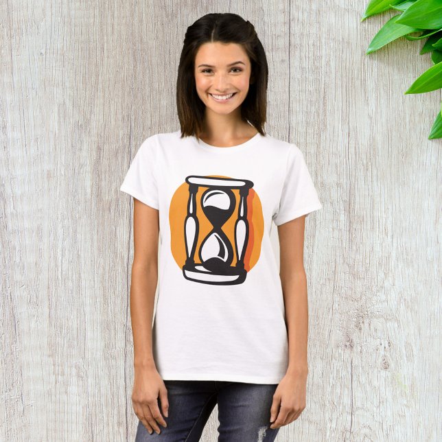 Retro Hourglass Timer Minimalist Time T-Shirt (Creator Uploaded)