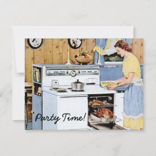 Retro Housewarming Party Invitation