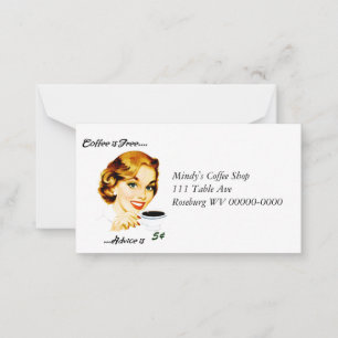 Retro Housewife Coffee and Advice