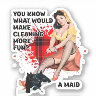 Retro Housewife Humour Pin-up Art