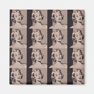Retro Housewife Magnet