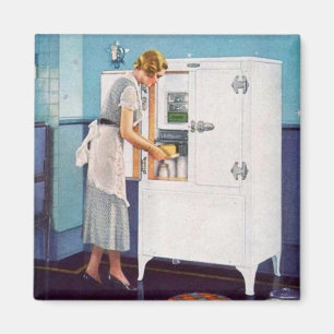 Retro Housewife Magnet