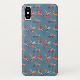 Retro Hummingbird Pattern Case-Mate iPhone Case