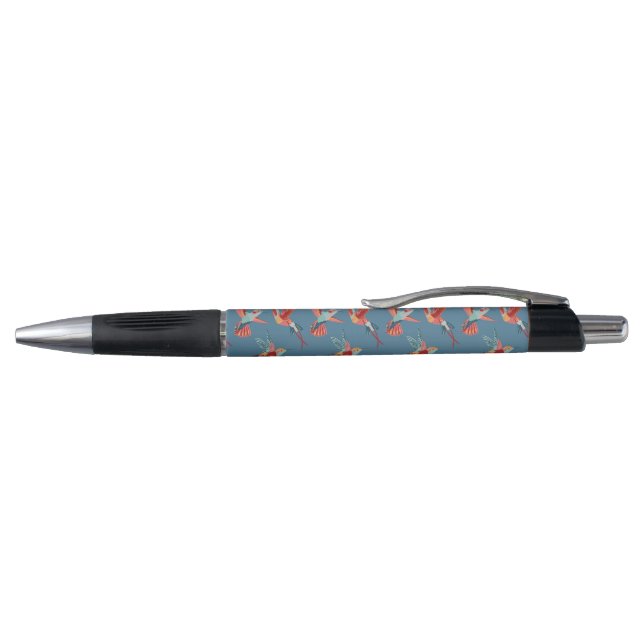 Retro Hummingbird Pattern Pen (Top)