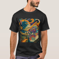 Retro Hypno Space Cat