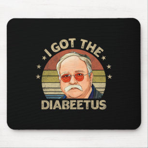Retro I Got The Diabeetus Funny Diabetes Type 1 2  Mouse Pad