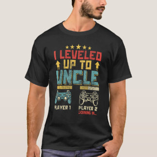 Retro I Levelled Up To Uncle Gamer Soon To Be Unc T-Shirt