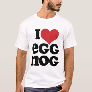 Retro I Love Eggnog Tee