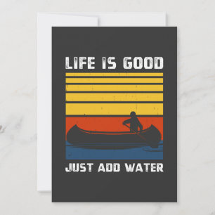 Retro I Need A Good Paddling Kayaking Kayaker Invitation
