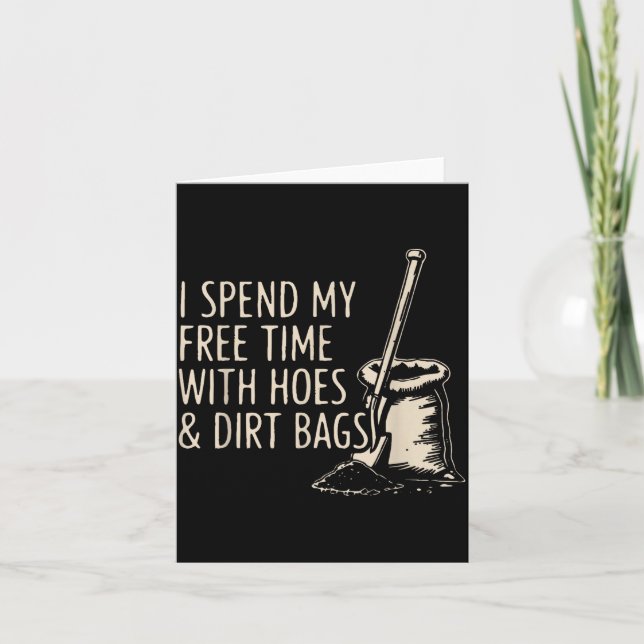 Retro I Spend My Time With Cute Ss Cute Sss And Di Card (Front)