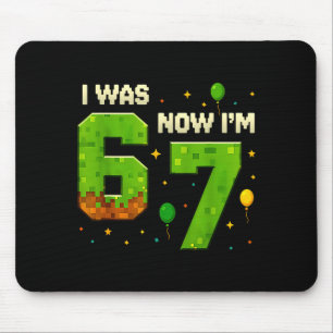 Retro I Was 6 Now I'm 7 Birthday Gift For Boys Kid Mouse Pad