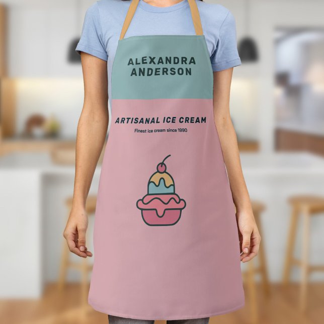 Retro Ice Cream Apron (Retro Ice Cream Apron)