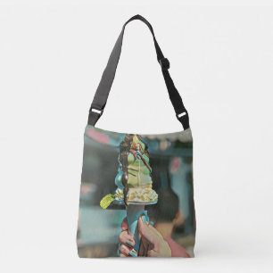 Retro ice cream popsicle crossbody bag