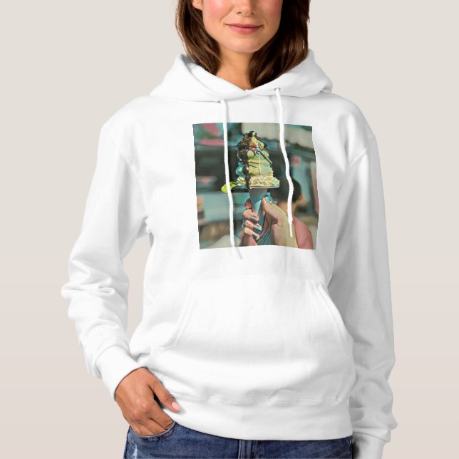 Retro ice cream popsicle hoodie (Front)