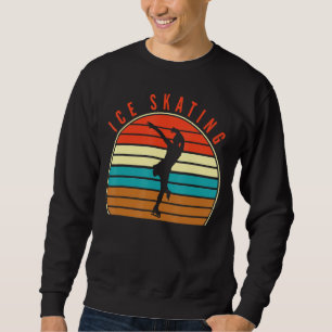 Retro Ice Skating Figure Skating Winter Sport Sweatshirt