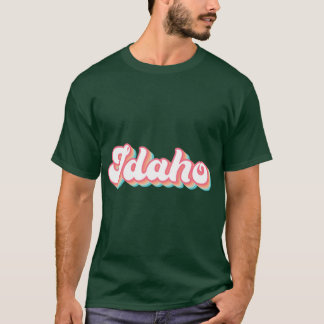 Retro Idaho Oversized T-Shirt